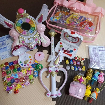 $194.99 • Buy Glitter Force Smile Precure Girls Toy Pact Compact Charm Decor Etc Bundle Sell