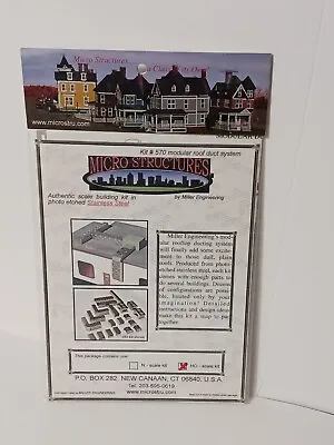 Rooftop Duct System Kit - HO Scale - Brand New • $23