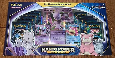 Pokemon KANTO POWER Collection Box (Mewtwo EX) XY EVOLUTIONS Factory Sealed • $219.99