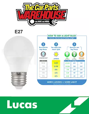 E27 12V 50W Cool Light / Warm White  Lamp LED Bulbs LMB300 • £5.95