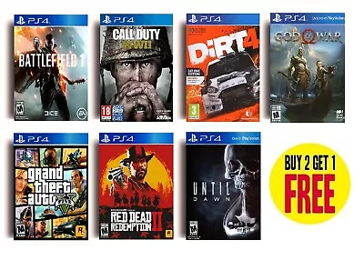 A3 SONY PLAYSTATION 4 PS4 GAME POSTERS COLLECTION Print Wall Deco Art • £7