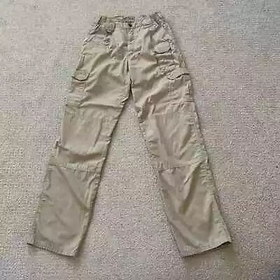 5.11 Tactical Series Cargo Pants Khaki Beige Utility Men’s Size 30/36 Stretch • $22.99