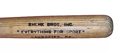 Vintage Louisville Slugger Shenk Bros Lancaster PA Mini 16 Inch Baseball Bat Old • $26.99