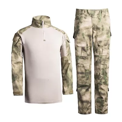 Mens Tactical Combat Shirt Pants Suit Military Army BDU Uniform SWAT Camouflage • $66.49