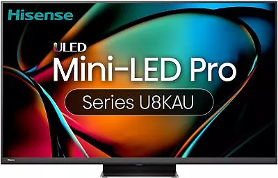 Hisense 65  U8KAU 4K QLED UHD  Mini LED Smart TV TV 65U8KAU • $2225