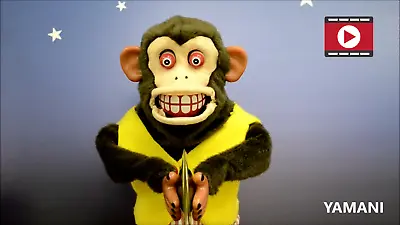 YAMANI Musical Jolly Chimp Monkey Doll Naughtiness Cymbals Toy Story Authentic • $145.45