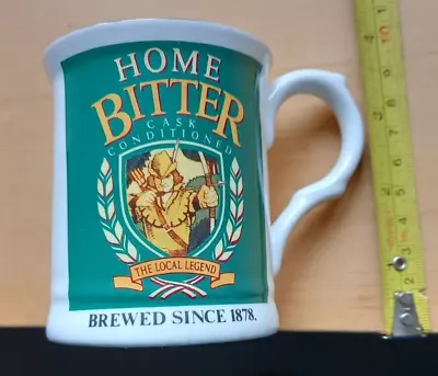 Vintage Pottery Home Breweries Bitter Ales Tankard Mug 1980s VGC • £7.50