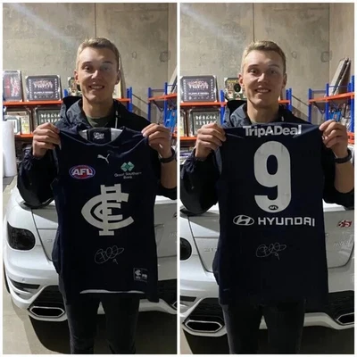 $4995 • Buy Patrick Cripps Signed 2022 MW Jumper