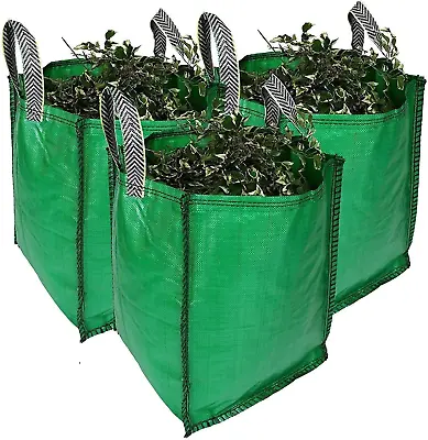 Garden Waste Bags - 120 Litre - 1 To 5 Sacks - PREMIUM GRADE - Industrial Fabric • £18.26