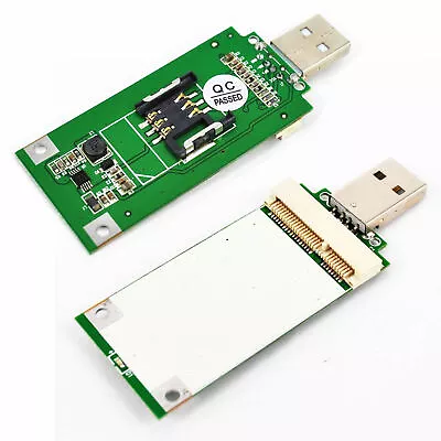 Mini PCI-e 3G WLAN Wireless WIFI Card To USB Adapter With SIM Slot • $4.25