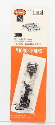 Kadee Micro Trains 1000 Bettendorf Trucks With Non Magnetic Couplers N Scale • $7.95