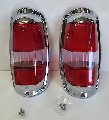 Red  Taillight  With Chrome  Fits Mercede W121 W120 190sl Ponton OEM Equivelant • $345