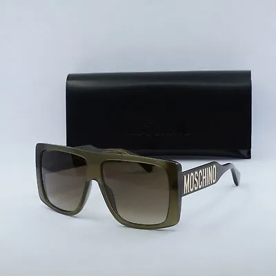 New MOSCHINO MOS119/S 04C3 HA Olive / Brown Sf 60-13-140 Sunglasses • $110.94