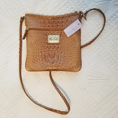 Marc Fisher Embossed Crocodile Camel Color Crossbody Bag New With Tags • $37