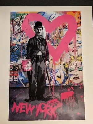 Chaplin New York Authentic Offset Lithograph Poster Art Print By Mr. Brainwash • $199