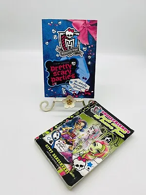 Monster High 2 Book Lot Pretty Scary Parties Activity Journal~ Ghoulfriends Fun • $7.45