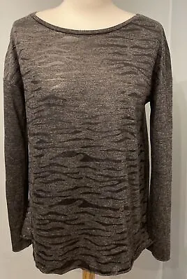 Zara Top Size M Black Animal Print • £2.99