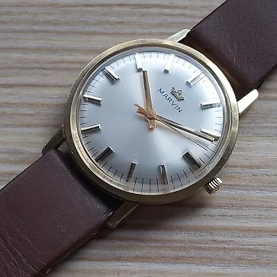 Vintage Marvin Men`s Watch Cal 621 - Excellent 1960s !!! • $149
