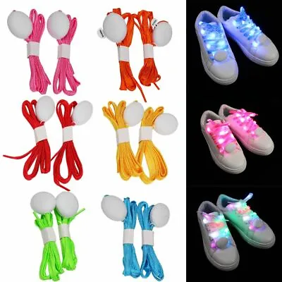 £4.69 • Buy Nylon Glow Shoe Strings LED Shoe Laces Luminous Shoelaces Athletic Strap