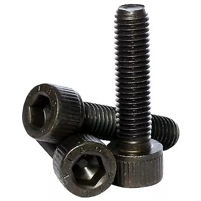 M5 ( 5mm ) Black Self Colour 12.9 High Tensile Socket Cap Screws Allen Bolts HT • £225.34