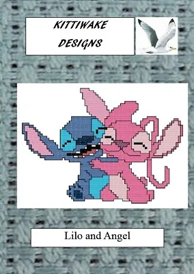 Lilo And Angel Cross Stitch Kit By Kittiwake. Intermediate Kit • £5.80