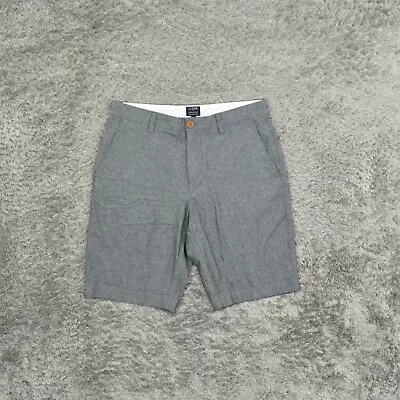 J. Crew Men's Size 31W Chino Shorts Rivington Gray Cotton • $12.75