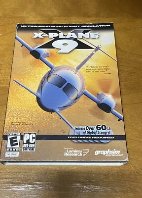 X-Plane 9 (PC 2008) Complete 6 Disks Flight Simulator • $18.95