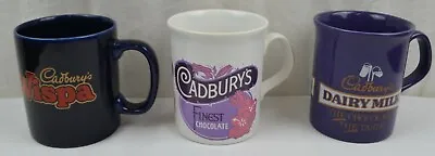 £17.99 • Buy Vintage Cadbury's Finest Chocolate Dairy Milk Wispa Mug Tea Coffee Cup Set Retro