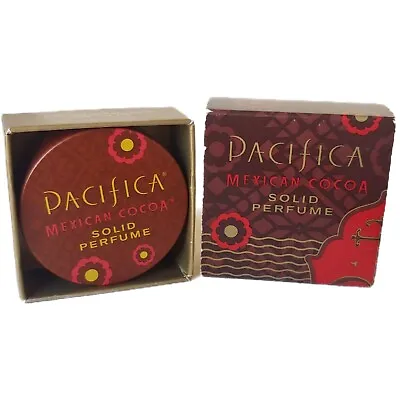 Pacifica Mexican Cocoa Solid Perfume 0.33 Oz Round Tin Brand New In Box • $84.99