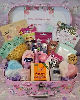 Personalised Self Care Pamper Gift Set Hamper Box For Her Birthday Present Spa • £39.59