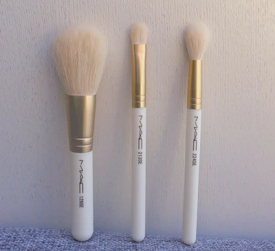 £24.24 • Buy Set Of 3 MAC Studio Brush Kit, 129SE / 213SE / 224SE, Travel Size, Brand New!