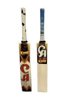 £17.99 • Buy CA KING Cricket Bat Tape Ball Tennis Ball Bat Wooden Handle Size ADULTS Genuine