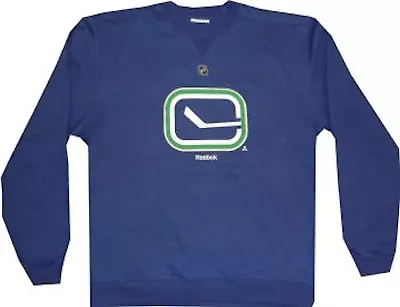 Vancouver Canucks Alternate Logo Crew Oversized Fit Sweatshirt Runs Big $40 • $14.20