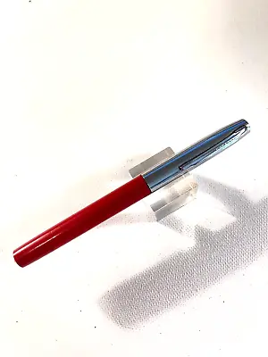 1 Red Sheaffer Cartridge Fountain Pen  Pointy Ends Fine Nib Near Mint! • $17.99