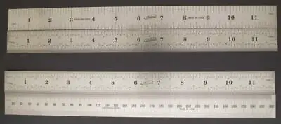 Igaging 12  Ruler Rule 1/8  1/64 (SAE) Or 1/64 MM (SAE & Metric) • $8.50