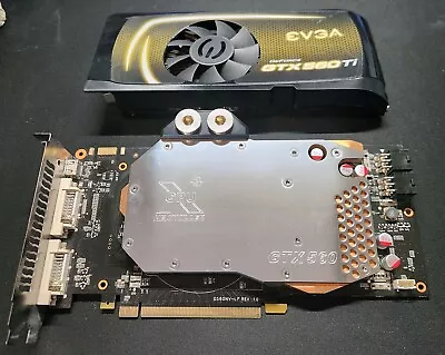 EVGA NVIDIA GeForce GTX 560 Ti (02G-P3-1568-KR) 2GB GDDR5 GPU With Waterblock • $19.97