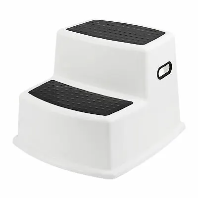 £12.90 • Buy Kids Childrens Non Slip Dual Height Step Stool Toddlers Toilet Potty Training