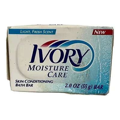 Ivory Moisture Care Skin Conditioning Bath Bar 2 Oz 1996 Original Box Vintage • $9.99