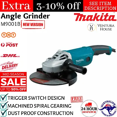 Makita 9  Angle Grinder 230mm 9 Inch Powerful 2000W Hand Held Tool M9001B New AU • $211.59
