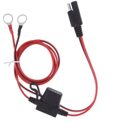 Motorcycle Battery Charger Terminal Ring Cable Connector Harness 12V SAE Adapter • $8.79