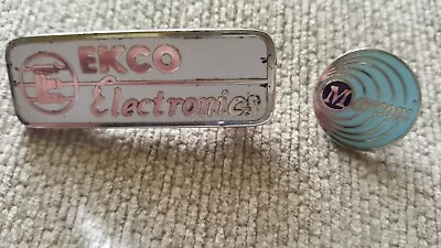 £4.99 • Buy Radio Equipment Badges Ekco And Marconi.