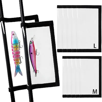 $37.39 • Buy 10pcs Fishing Bait Covers Durable PVC Lures Protector Fishing Hook Covers Wraps