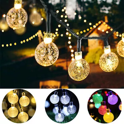 LED Solar String Lights Outdoor Patio Garden Party Decor Waterproof Fairy Light • $7.12