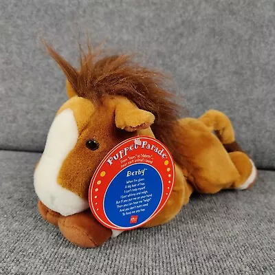 Pony Puppet Plush Horse Realistic Stuffed Animal Pretend Play Creative Toy New • $15.25