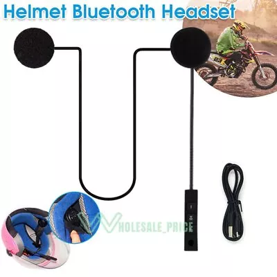 Wireless Bluetooth Motorcycle Helmet Headset Headphone Speaker Hands-free Call • $20.11