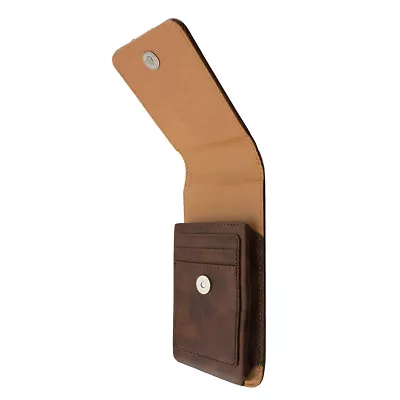 Caseroxx Outdoor Case For Medion Life S5004 In Brown Made Of Genuine Leather • £12.03