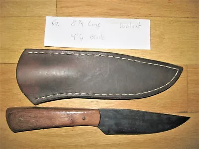 Mountain Man Rendezvous Hand Made Knife And Sheath Rocking K Mike Kiley G • $175