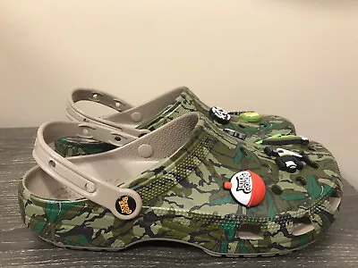 Crocs X Luke Combs Classic Clog Mossy Oak Camo NEW IN BAG Sizes 4 6 7 12 13 • $59.99