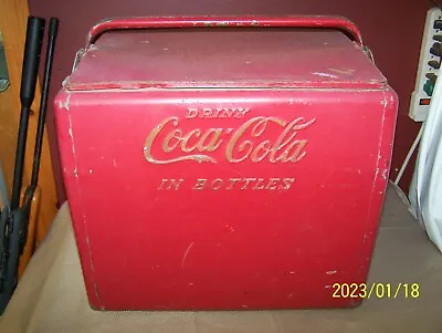 Vintage 1950’s Cavalier Coca-Cola Cooler W/ Bottle Opener • $119.99