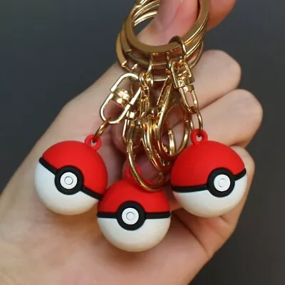 £5.99 • Buy Pokémon Pokeball Keychain / Keyring